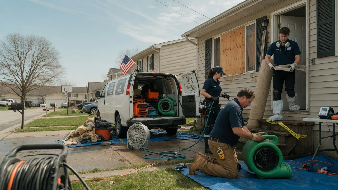 Water Damage Restoration in Muskegon Heights, MI near me